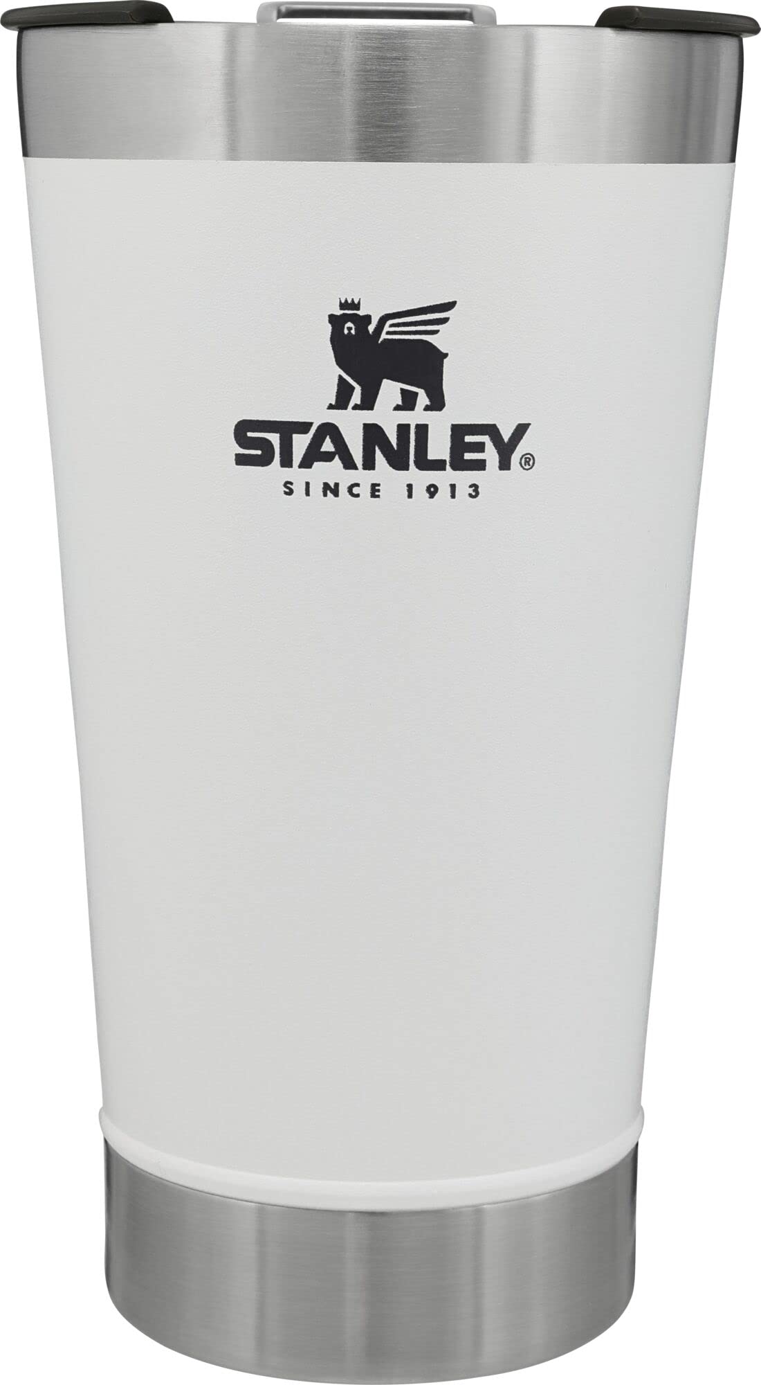 Stanley Stay-Chill beer pint 16 oz with wide mouth lid for easy pouring and cleaning.