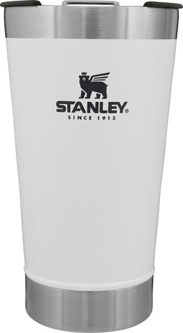 Stanley Stay-Chill beer pint 16 oz with wide mouth lid for easy pouring and cleaning.