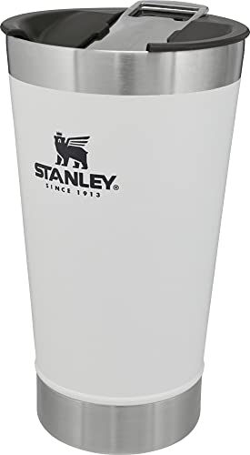 Stanley Stay-Chill beer pint with built-in bottle opener ready for on-the-go servings.