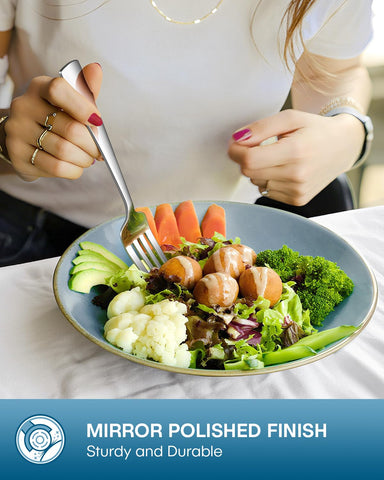 Stapava dishwasher-safe flatware for easy cleanup after meals.