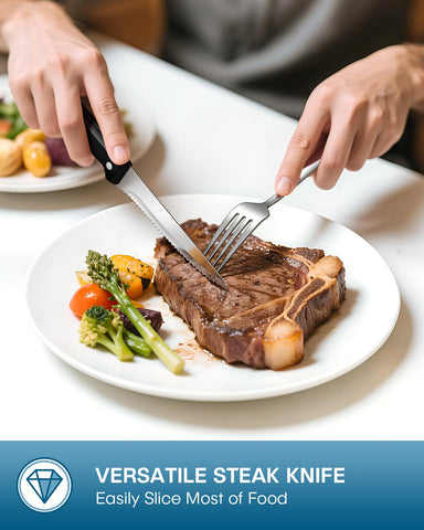 Stapava mirror-finish flatware adds modern elegance to table settings.