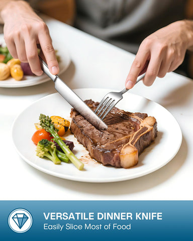 Stapava silverware with mirror finish, easy to clean and dishwasher safe