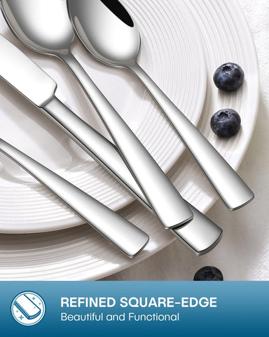Stapava stainless steel cutlery, dishwasher safe for easy cleanup