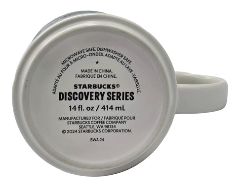 Starbucks Hawaii Discovery mug with 14 oz capacity, fits standard drink portions.