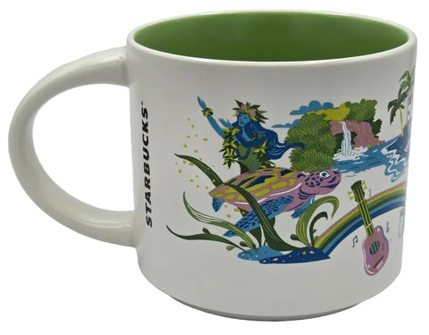 Starbucks Hawaii Discovery ceramic texture close-up, durable and easy to care.