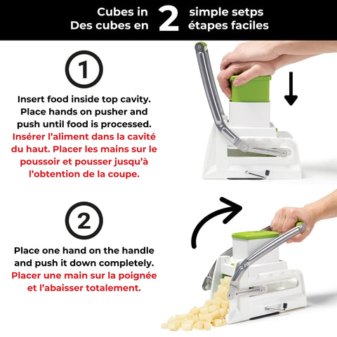 Starfrit Pro Fry Cutter & Cuber dishwasher safe components