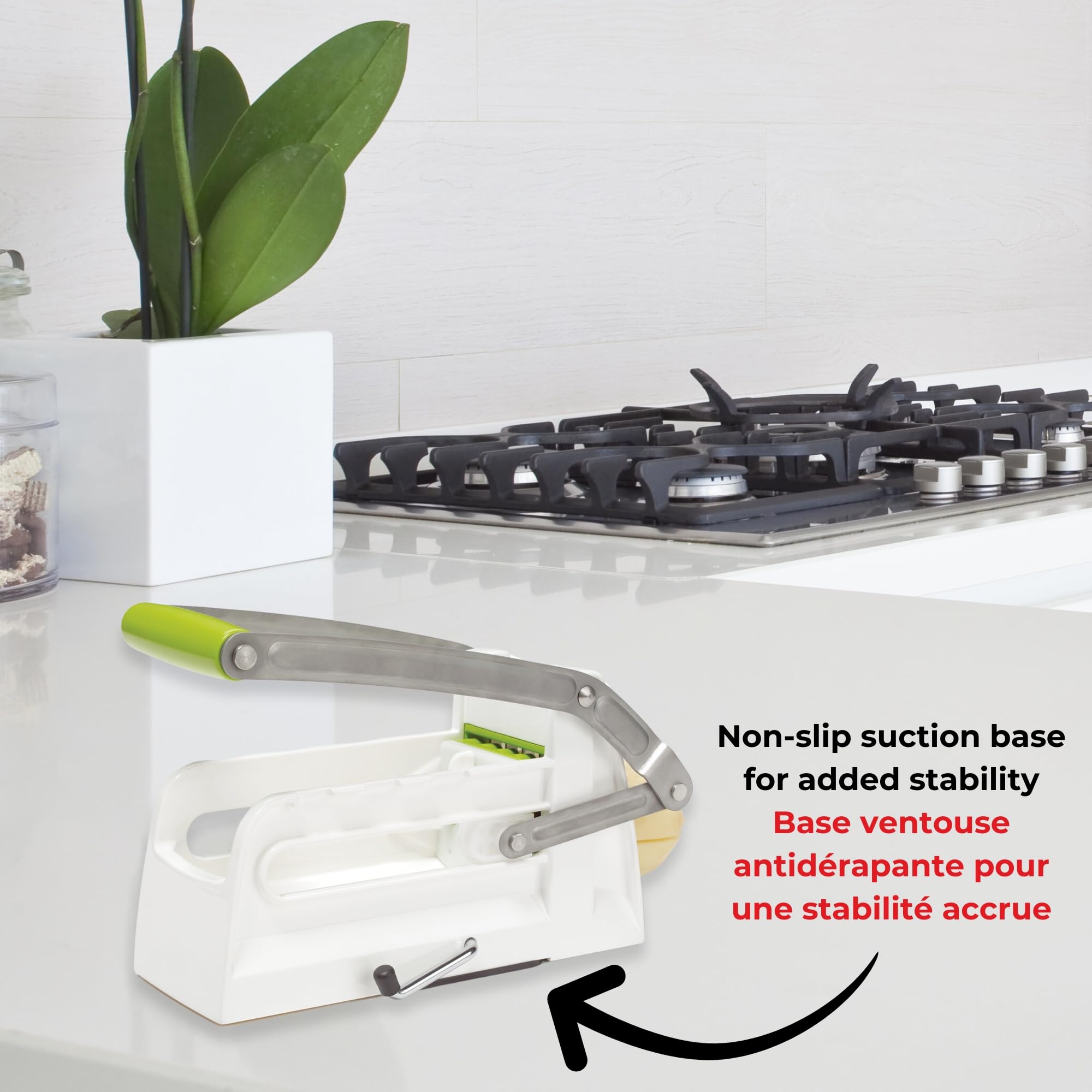 Starfrit Pro Fry Cutter & Cuber durable construction with metal and plastic