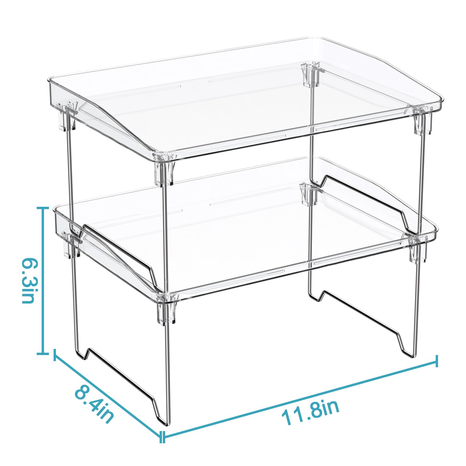STARLATTA compact rack fits cabinets and cupboards for neat spice and bottle storage.