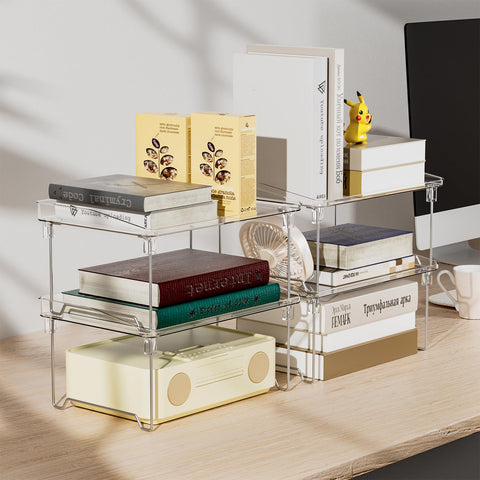 STARLATTA desk and pantry storage shelf keeps essentials within easy reach.