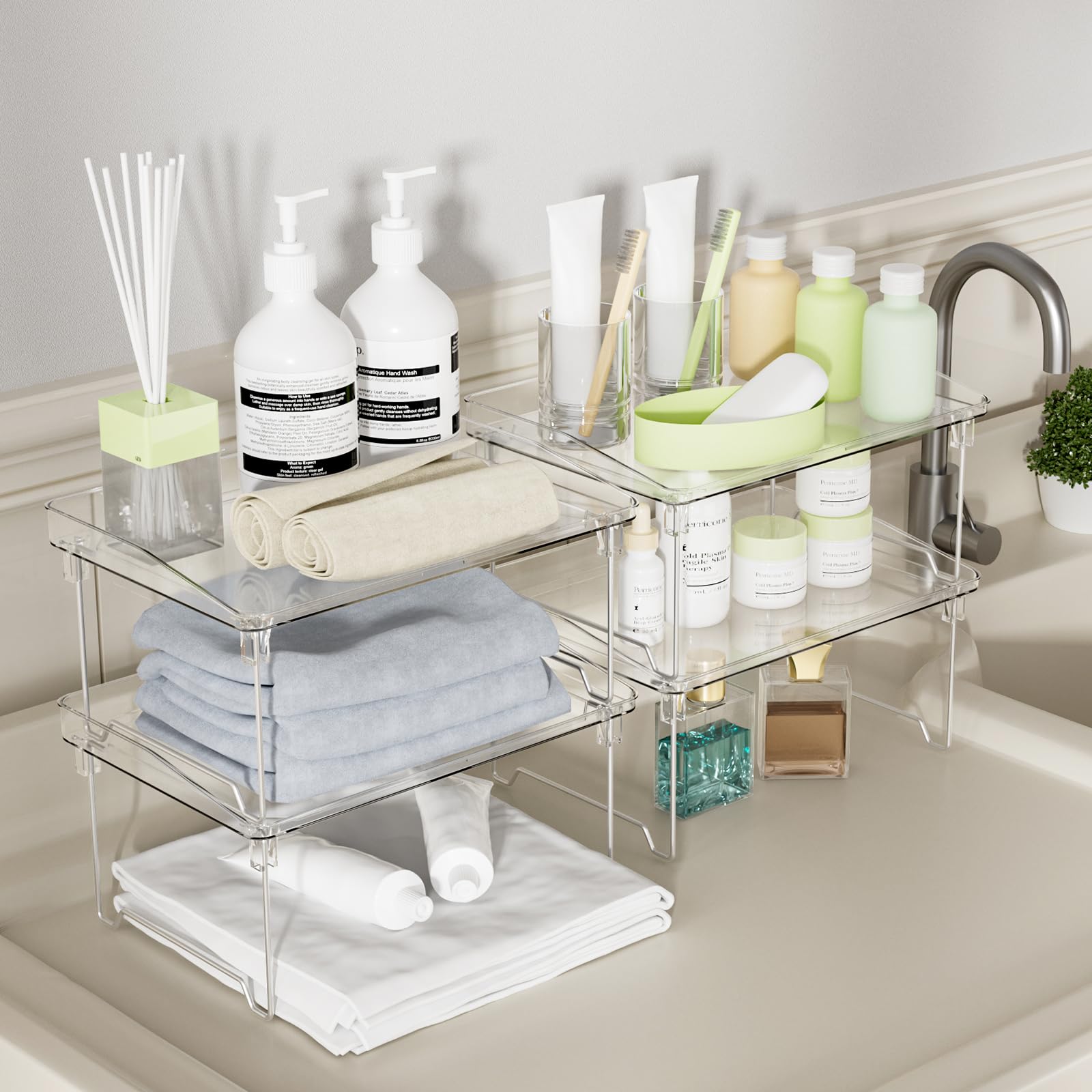 STARLATTA kitchen cabinet shelf folds flat for compact storage.