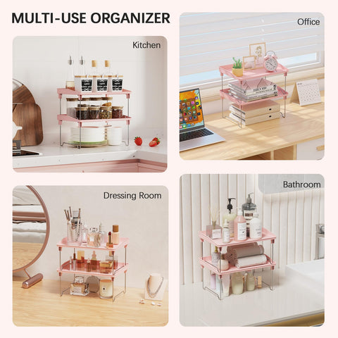 STARLATTA pantry countertop organizer for small items