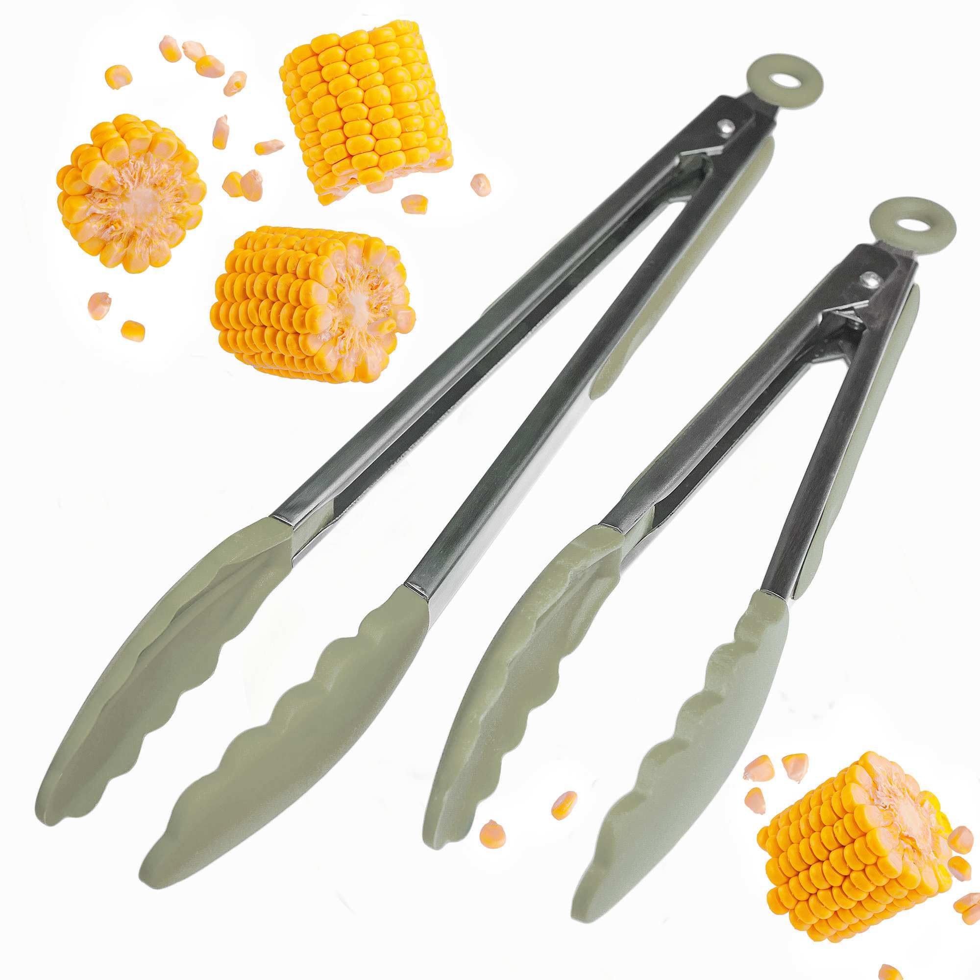 StarPack Home Get a Grip 9-inch tongs for precise cooking and easy serving.