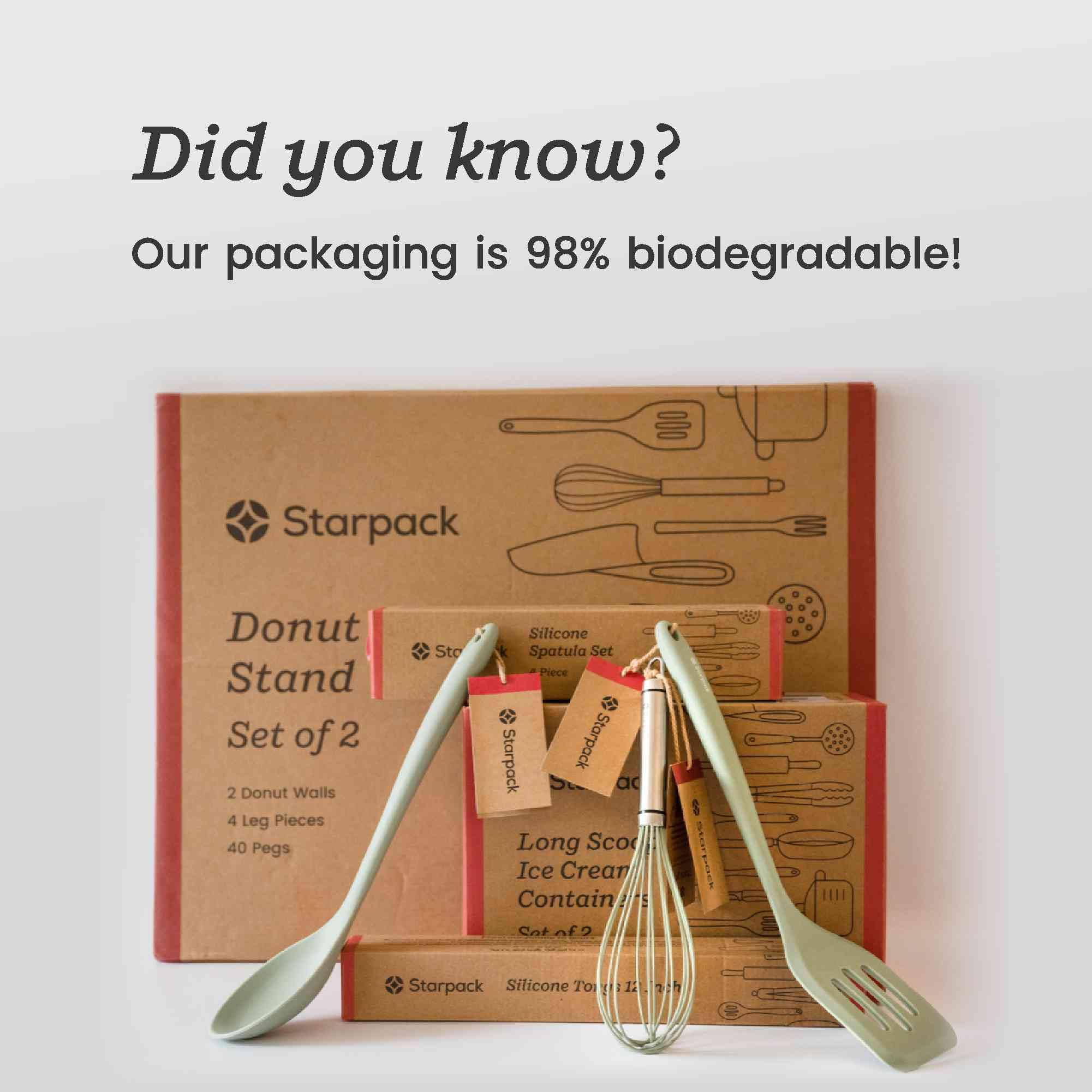 StarPack Home Get a Grip dishwasher safe tongs for quick cleanup.