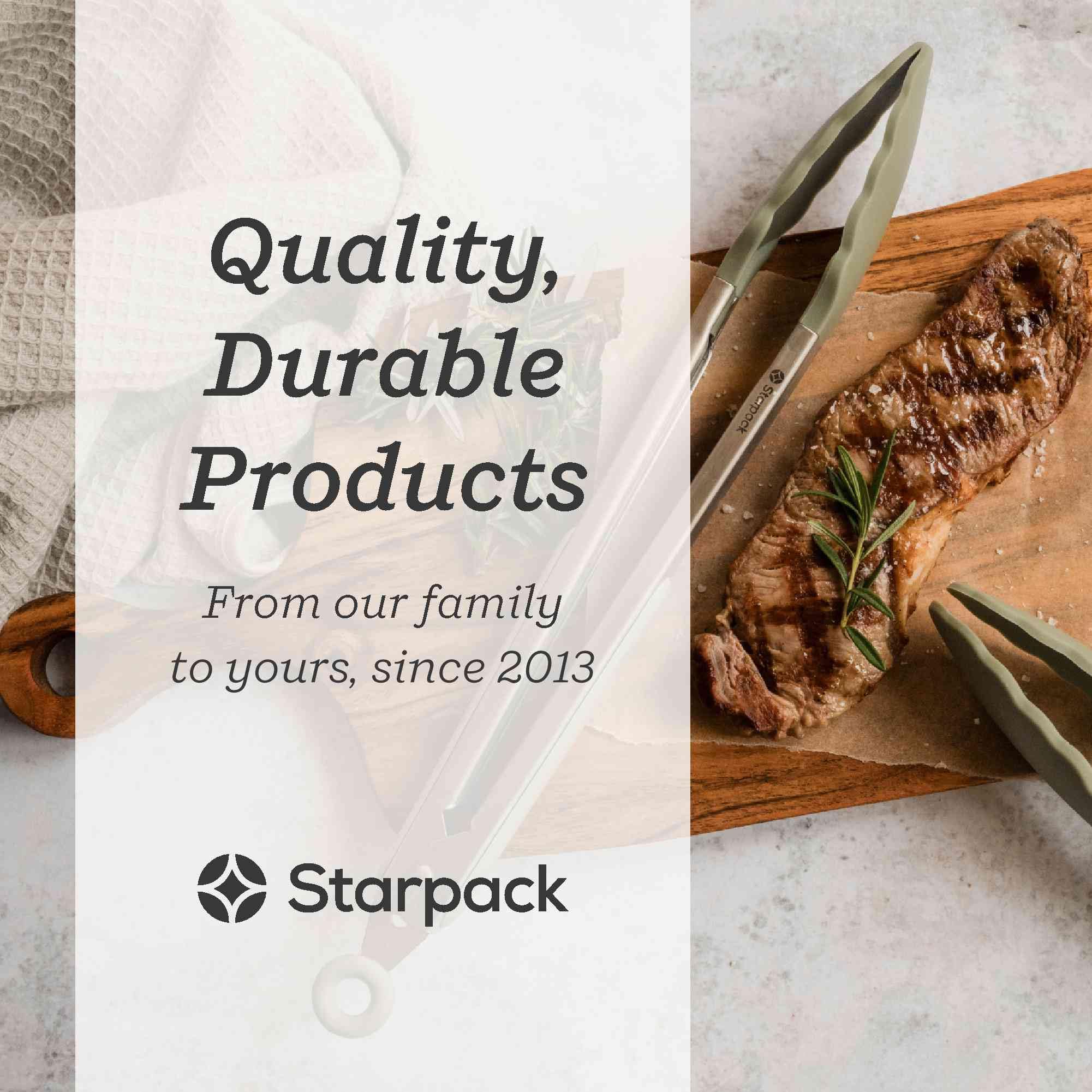 StarPack Home Get a Grip heat resistance up to 600°F for high‑heat grilling.