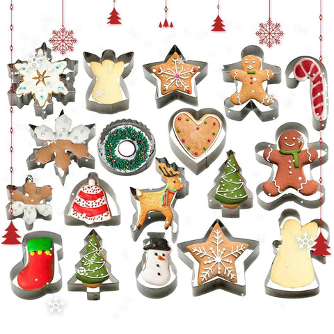 StarPack Home Bake Me Happy gingerbread man cutters for festive cookies and gifts