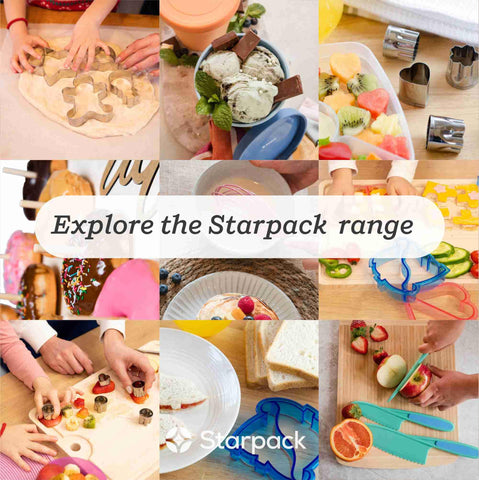 StarPack Home dishwasher-safe kid knives simplify cleanup after meals.