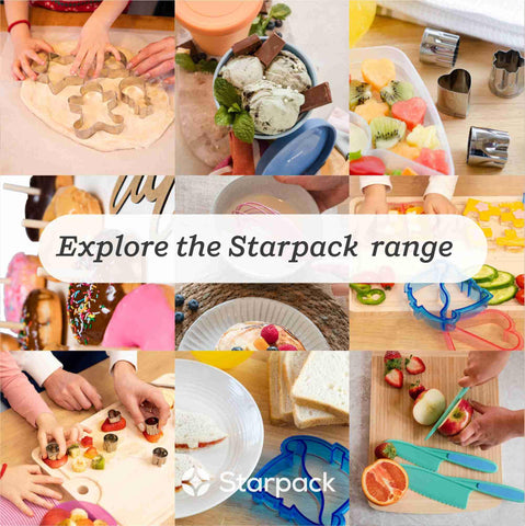 StarPack Home Finger Loving knives are BPA-free and easy to clean.