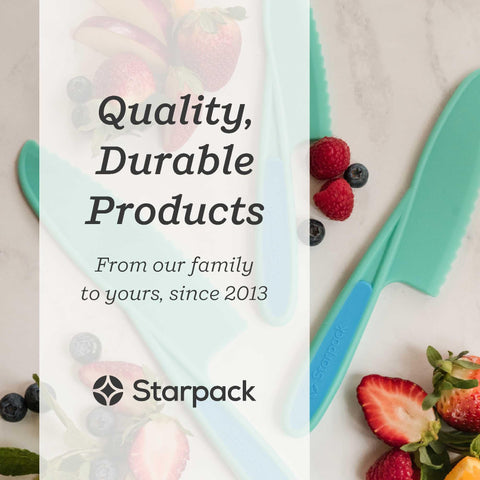 StarPack Home medium kid-safe knife for versatile kitchen tasks with kids.