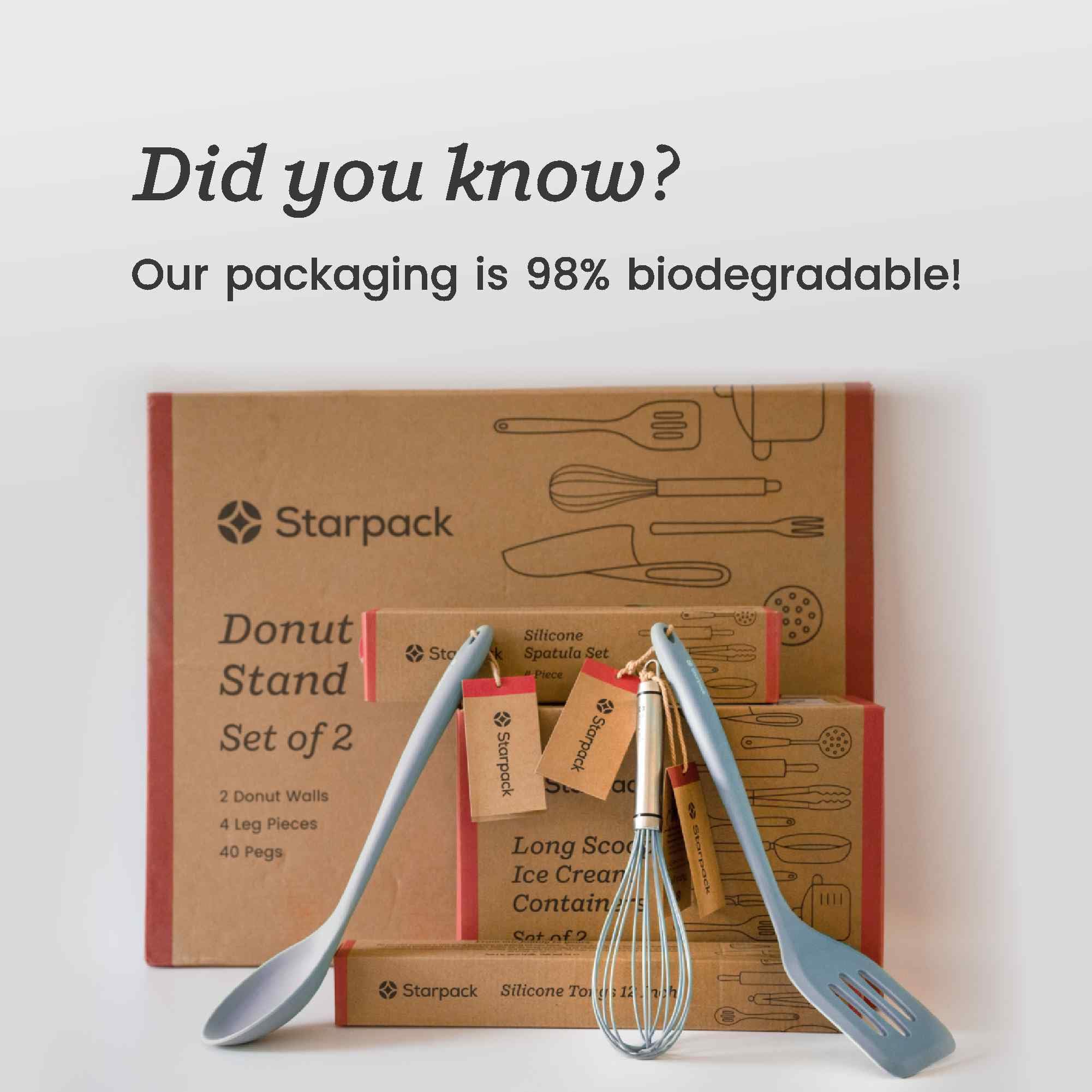 StarPack Home color varieties display, vibrant utensils brighten the kitchen.