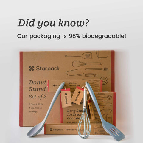 StarPack Home upgraded silicone colors offering durable, vibrant kid-friendly tools.