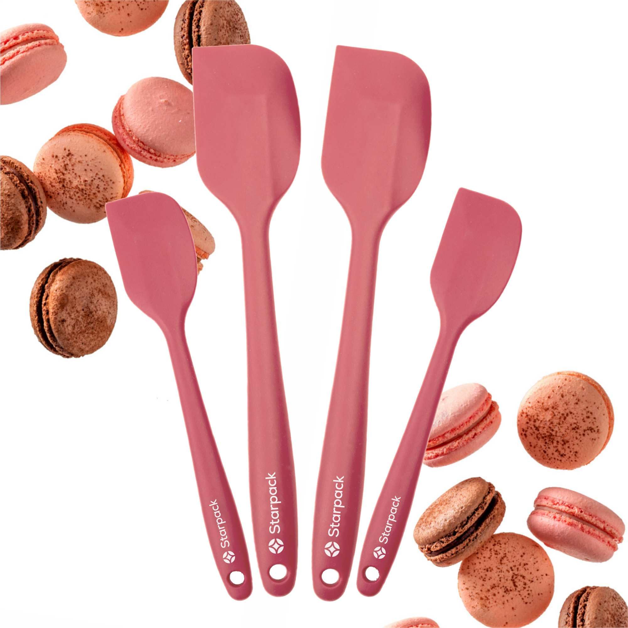StarPack Scrape & Stir large spatula 11.5in for mixing batter and scraping bowls.