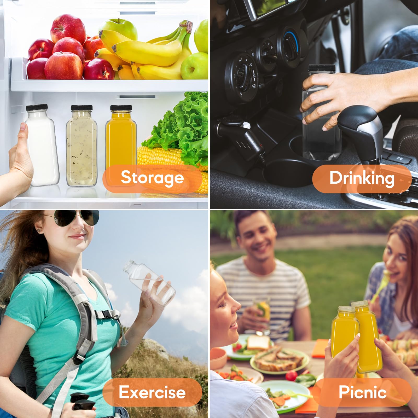 STARSIDE color-coded labels organize contents for quick identification