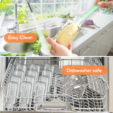 STARSIDE top-rack dishwasher safe bottles for easy cleaning