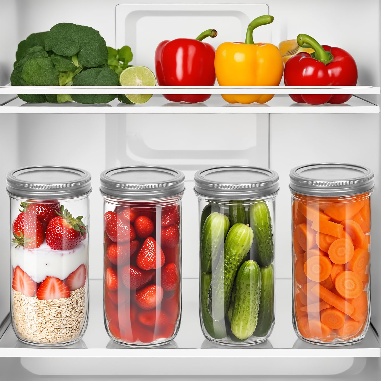 STARSIDE jars are freezer and dishwasher safe for easy cleanup.