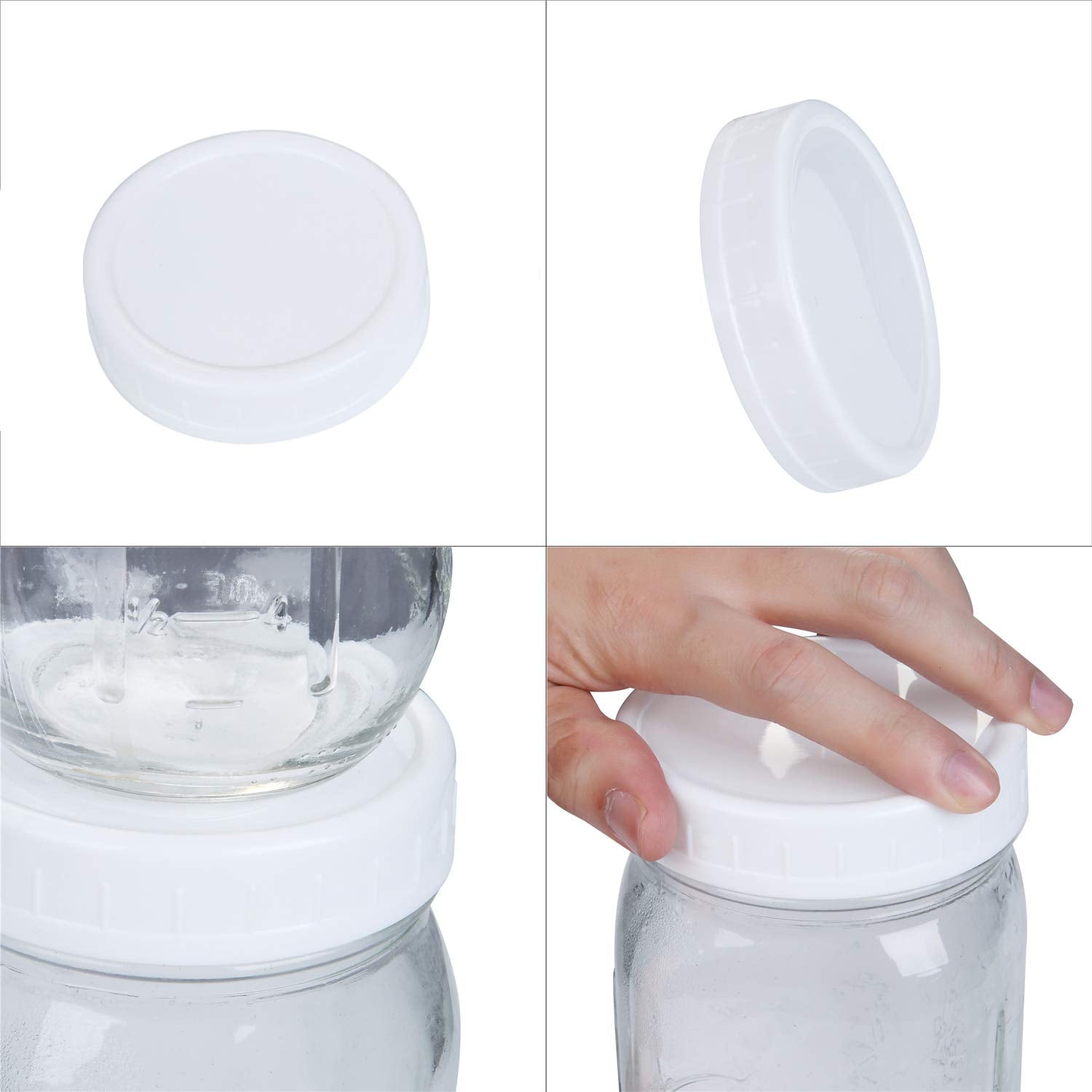 Staruby mason jar lids 70mm diameter provide airtight storage for jams and dry goods.