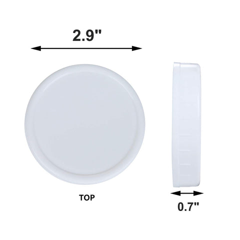 Staruby white lids with dry-erase surface for quick labeling of contents.