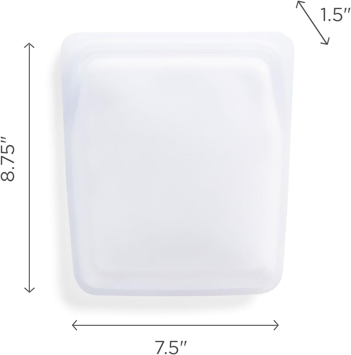 Stasher bag used for freezer storage to preserve freshness
