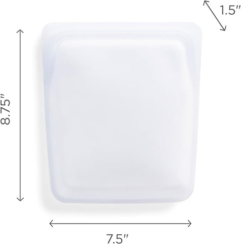 Stasher bag used for freezer storage to preserve freshness