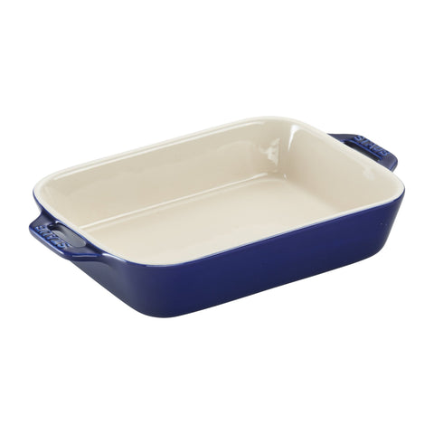 Staub scratch-resistant glaze maintains finish after daily use in the oven.