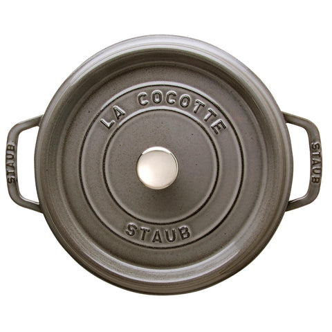 Staub smooth bottom is induction-friendly for versatile cooking