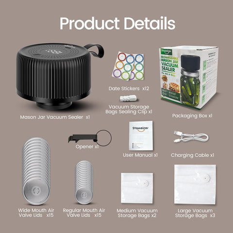 Eco-friendly Staweiger kit with reusable lids reduces waste