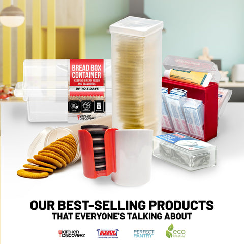 Stay Fresh 5lb capacity ideal for powdered sugar, brown sugar, and grains.