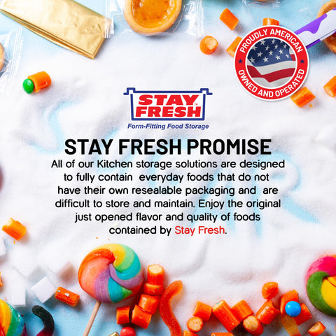 Stay Fresh sugar container in RV or cabin showcases portable storage.