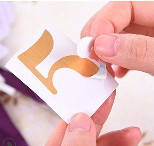 StayMax 1-30 table-number sticker ideal for baby showers and birthdays.