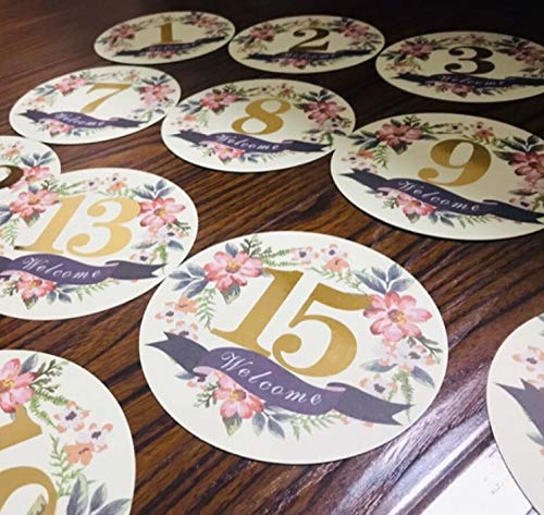 StayMax 1-30 event decor sticker for clean, cohesive table setups.