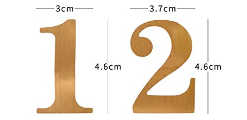 StayMax 1-30 peel-and-stick table number sticker easy to apply at events.