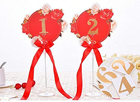StayMax wedding number sticker for party decor and organized dining flow.