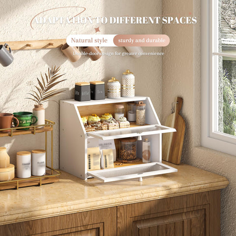 STDDRE corner-friendly storage solution blends with various kitchen decors.