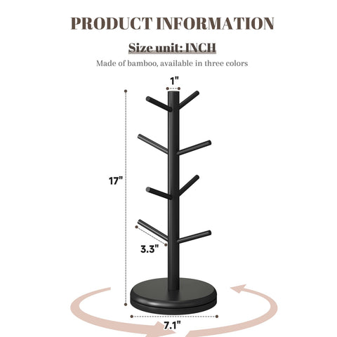 STDDRE mug collection display stand showcasing a range of mugs