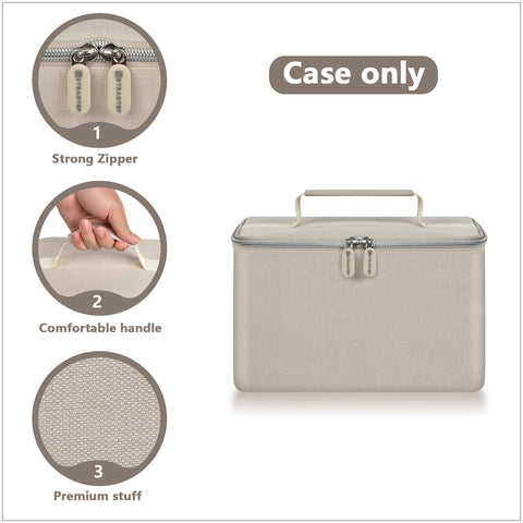 Steadtep water-resistant canvas protects the mixer in damp environments.