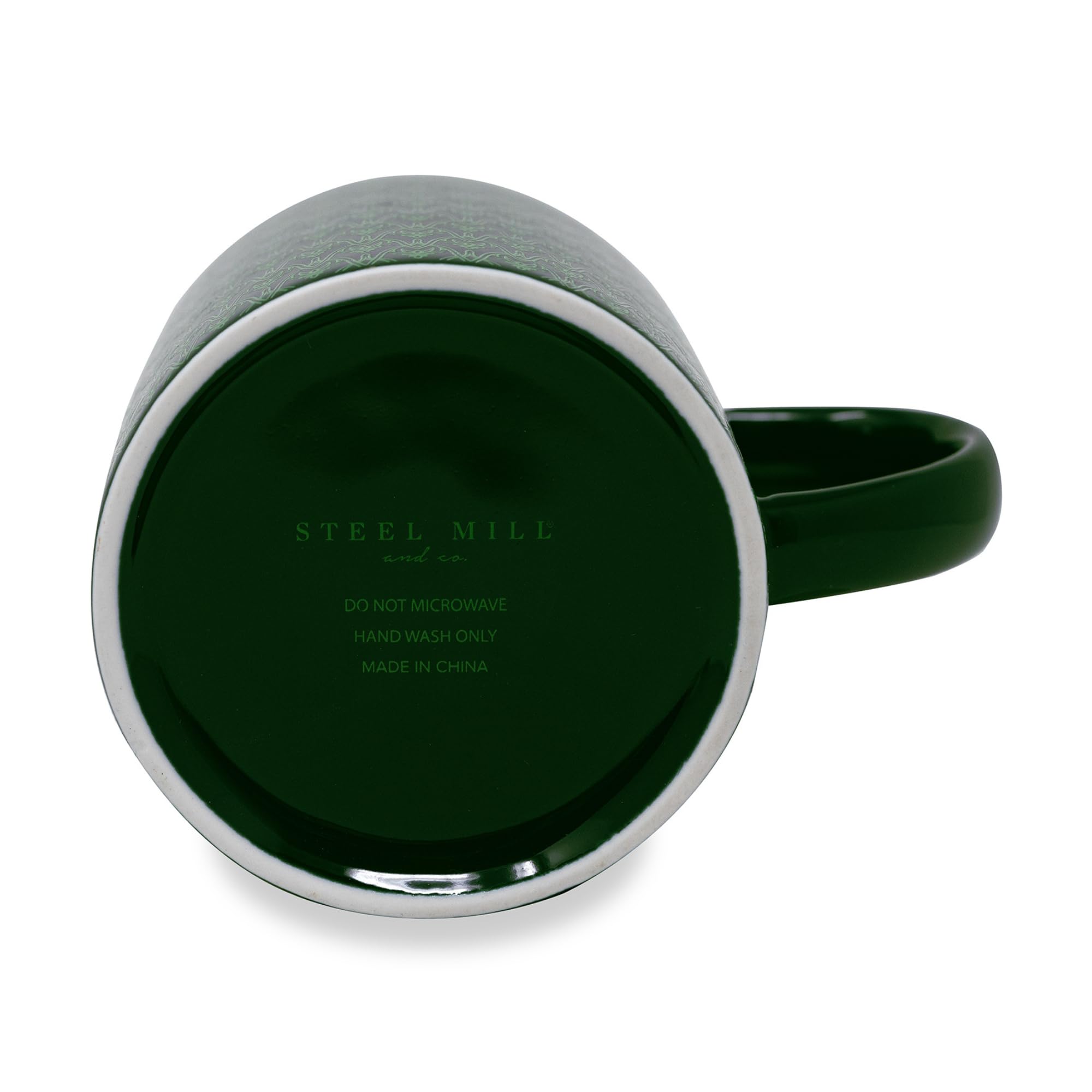 Steel Mill & Co Wicked Mug with comfy handle for daily coffee or tea.