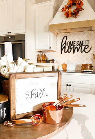 Copper rose gold appearance enhances modern kitchen decor with style