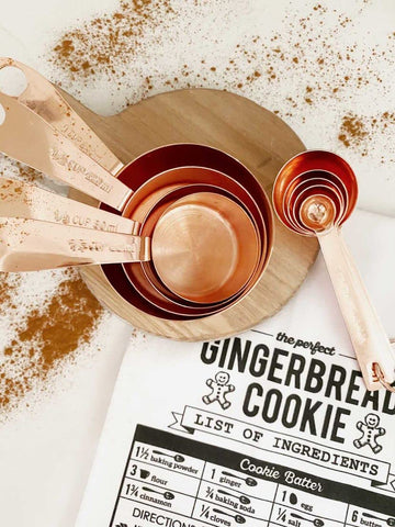 Gift-ready packaging with a luxurious copper rose gold look