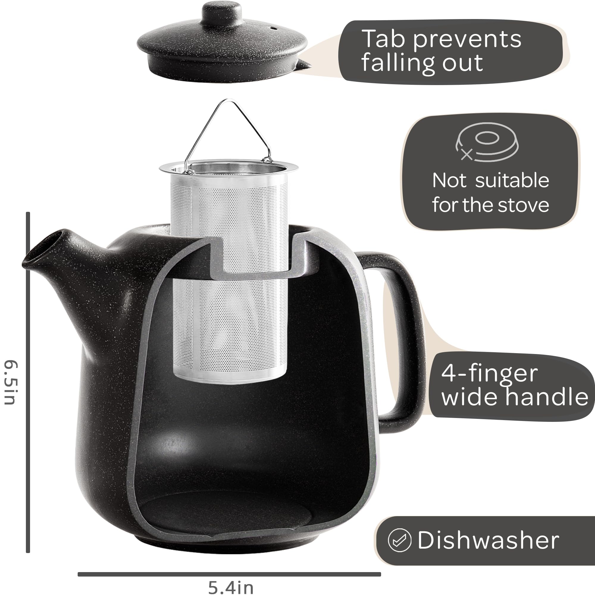 Steinzeit ceramic glaze closeup highlights durable finish and elegant kitchen presence