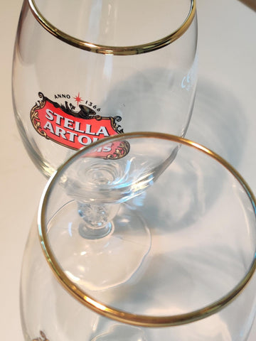 Stella Artois goblet-style beer glass for refined home entertaining.