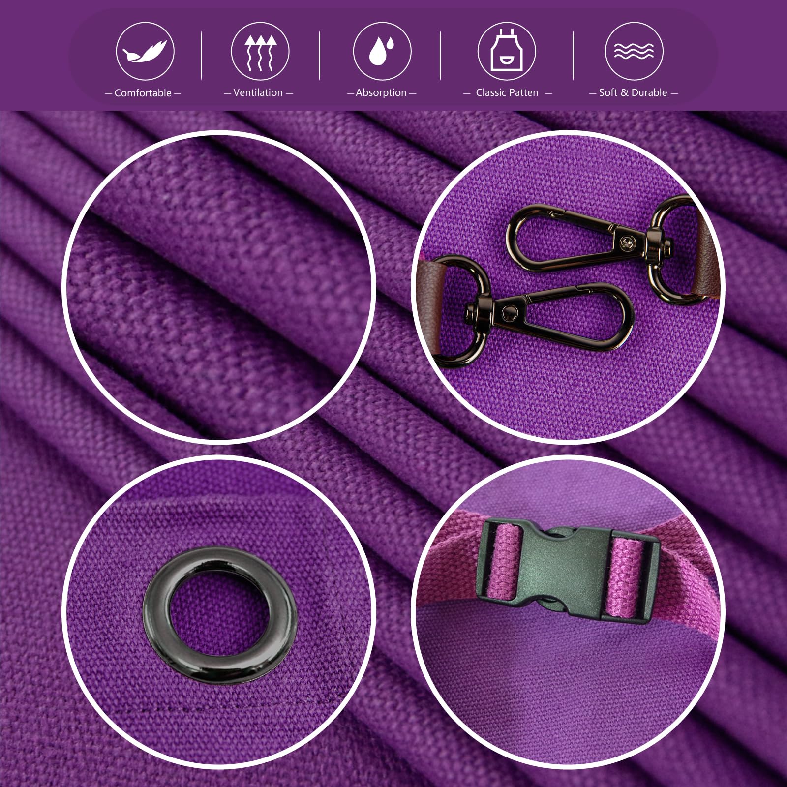 Stenffy adjustable strap demonstrates a flexible, comfortable fit